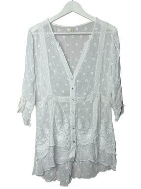 Kyla Seo Bohemian Blouse Tunic Size Small